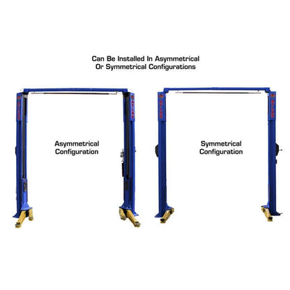Atlas® Platinum PVL-10 ALI Certified Adj Height 2 Post Lift 10k lbs #ATEAP-PVL10-FPD