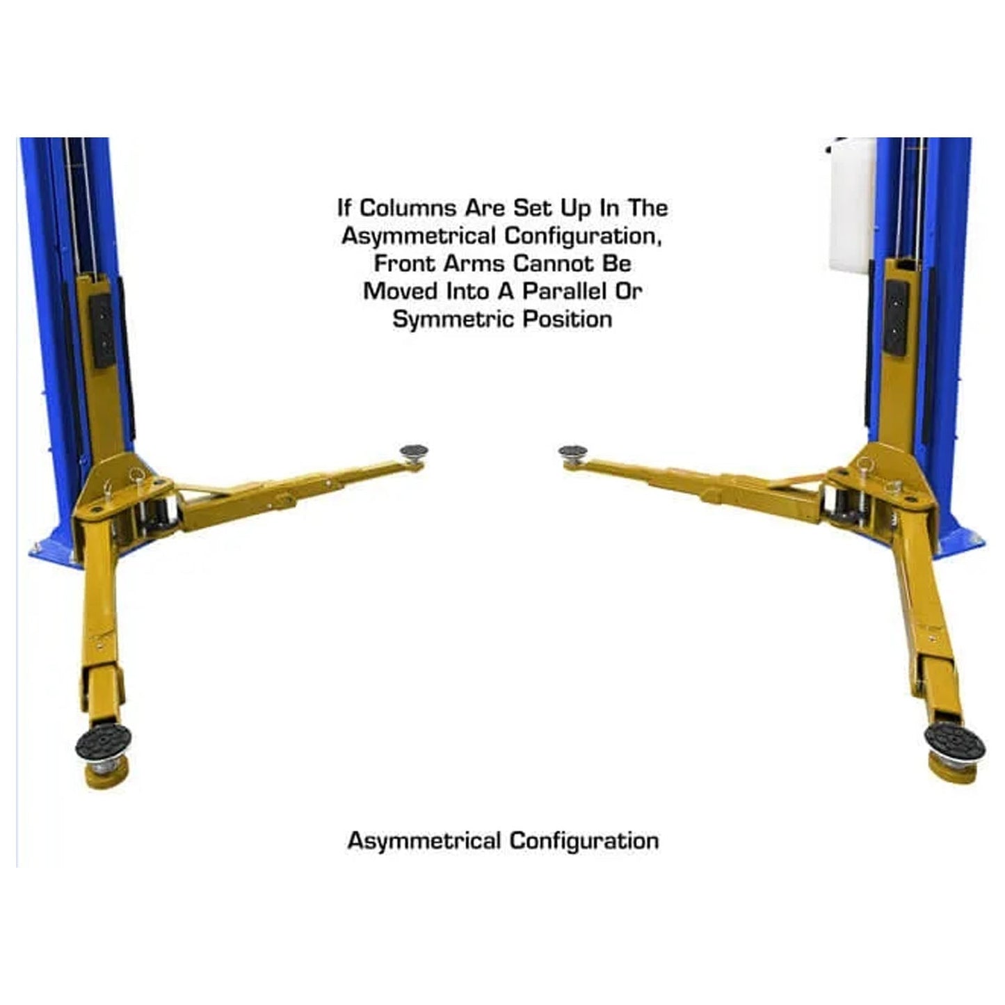 Atlas® Platinum PVL-10 ALI Certified Adj Height 2 Post Lift 10k lbs #ATEAP-PVL10-FPD