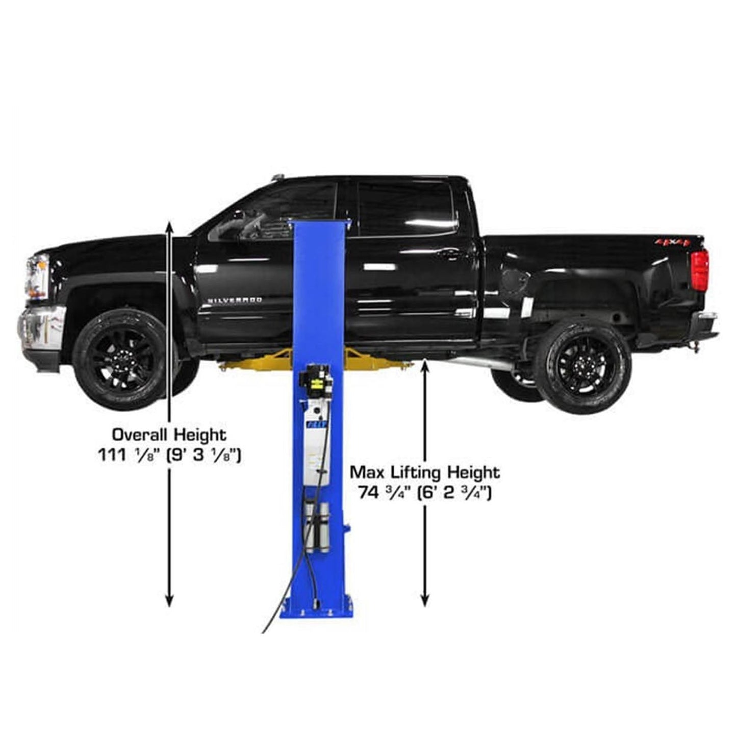 Atlas Platinum PVL9BP ALI Certified 2-Post Lift 9,000 lbs. #ATEAP-PVL9BP-FPD