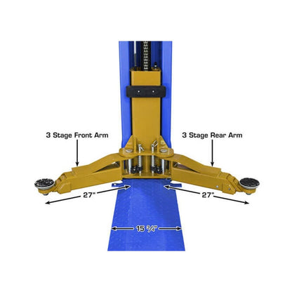 Atlas Platinum PVL9BP ALI Certified 2-Post Lift 9,000 lbs. #ATEAP-PVL9BP-FPD
