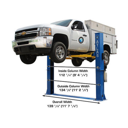 BP10000X Commercial Grade Baseplate 2-Post Lift 10,000 lbs #ATEATTD-BP10000X-FPD