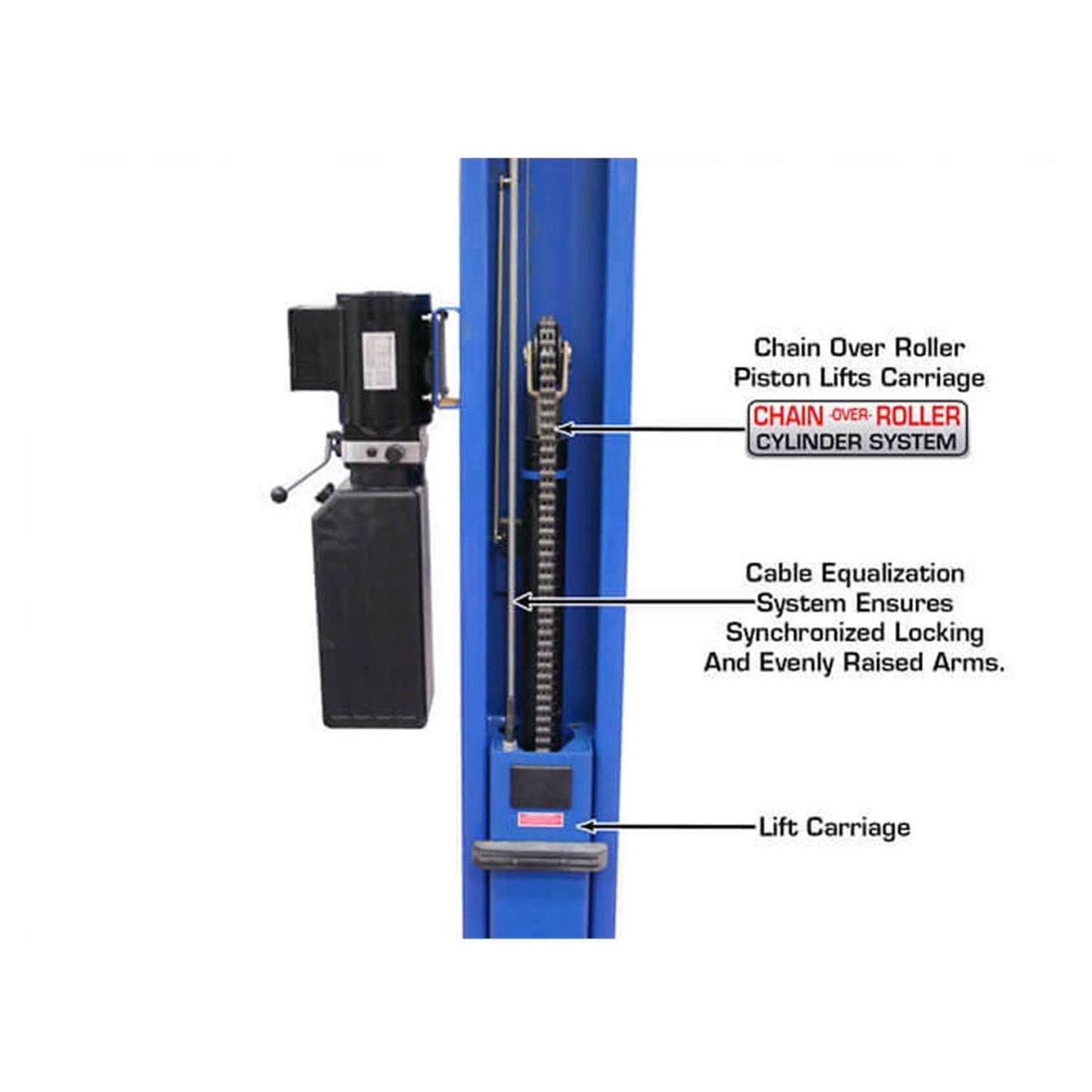 Atlas® BP8000 Floor Base-Plate 2 Post Lift 8,000 lbs #ATEATTD-BP8000-FPD