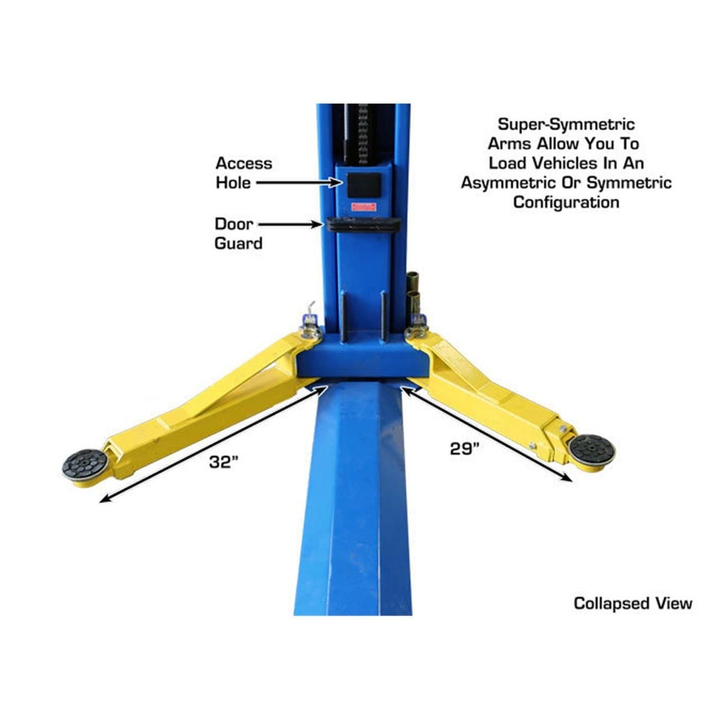 Atlas® BP8000 Floor Base-Plate 2 Post Lift 8,000 lbs #ATEATTD-BP8000-FPD