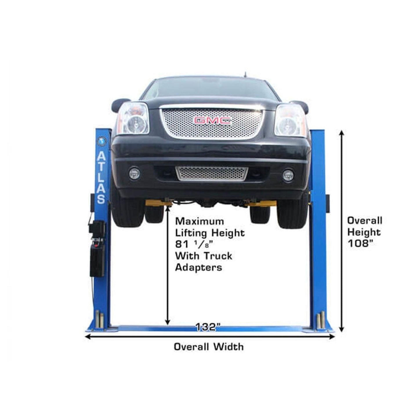 Atlas® BP8000 Floor Base-Plate 2 Post Lift 8,000 lbs #ATEATTD-BP8000-FPD