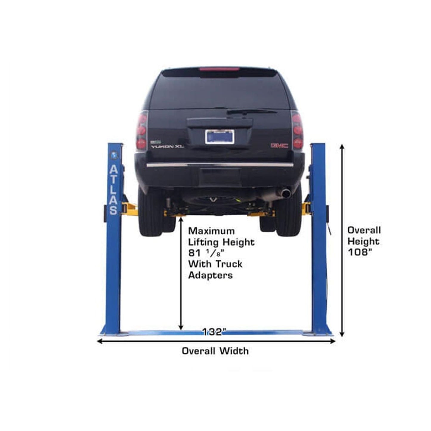 Atlas® BP8000 Floor Base-Plate 2 Post Lift 8,000 lbs #ATEATTD-BP8000-FPD