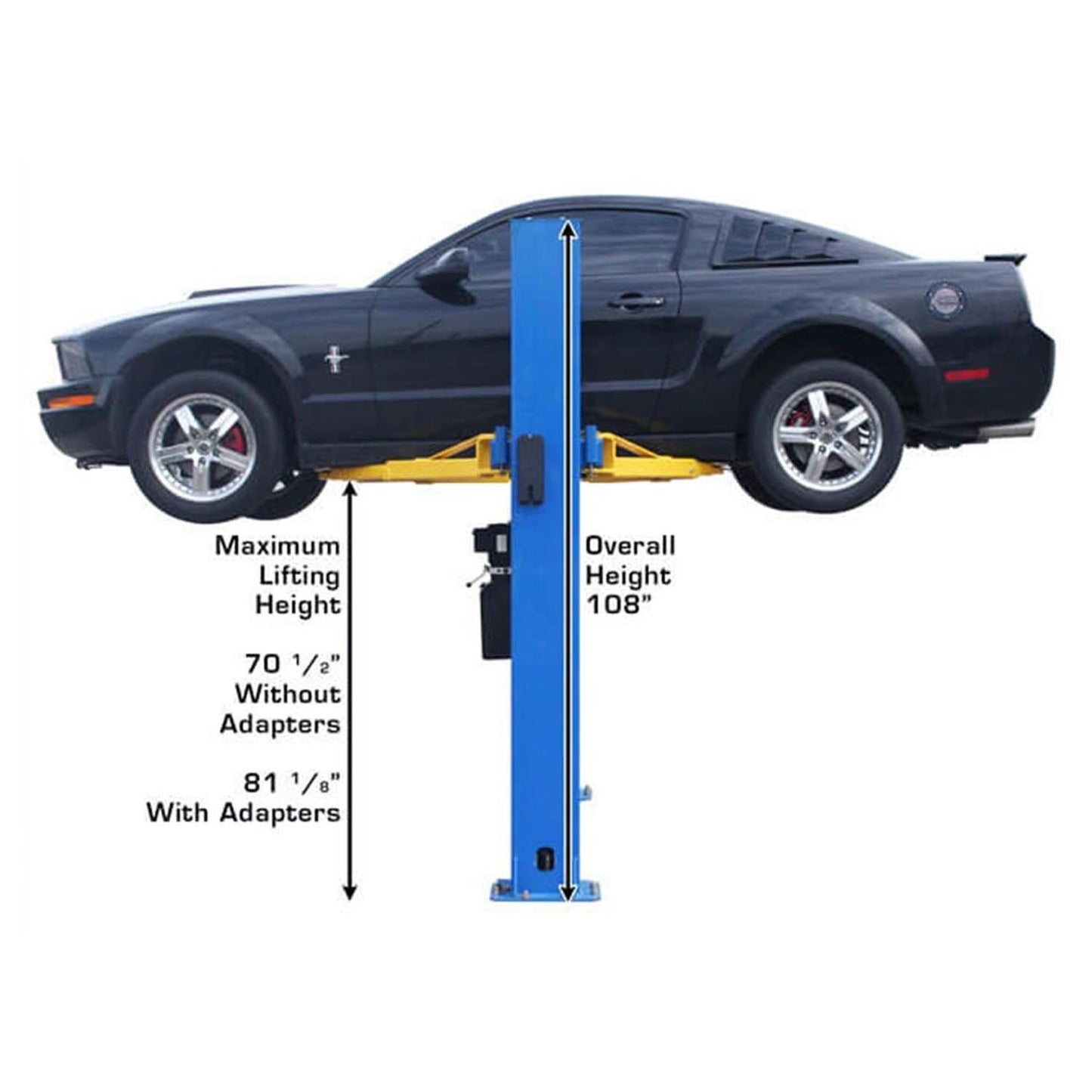 Atlas® BP8000 Floor Base-Plate 2 Post Lift 8,000 lbs #ATEATTD-BP8000-FPD