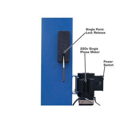 Atlas® BP8000 Floor Base-Plate 2 Post Lift 8,000 lbs #ATEATTD-BP8000-FPD
