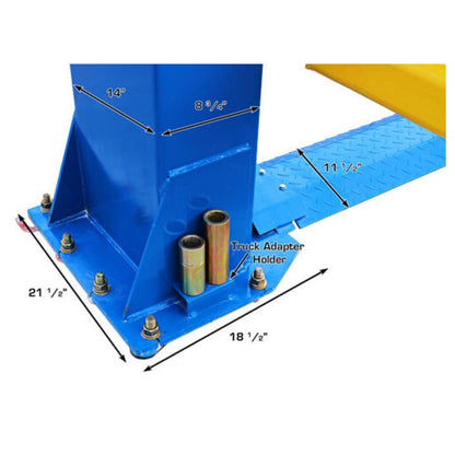 Atlas® BP-12000 HD Floor Base-Plate 2 Post Lift 12,000 lbs #ATEATTD-BP12000X-FPD