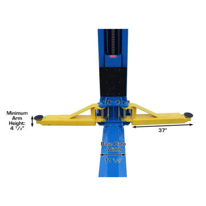 Atlas® BP-12000 HD Floor Base-Plate 2 Post Lift 12,000 lbs #ATEATTD-BP12000X-FPD