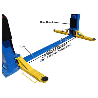 Atlas® BP-12000 HD Floor Base-Plate 2 Post Lift 12,000 lbs #ATEATTD-BP12000X-FPD