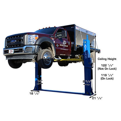 Atlas® BP-12000 HD Floor Base-Plate 2 Post Lift 12,000 lbs #ATEATTD-BP12000X-FPD