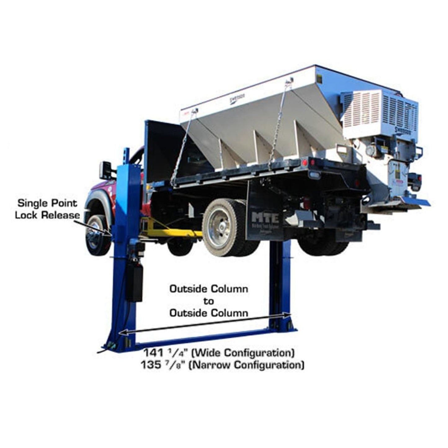 Atlas® BP-12000 HD Floor Base-Plate 2 Post Lift 12,000 lbs #ATEATTD-BP12000X-FPD