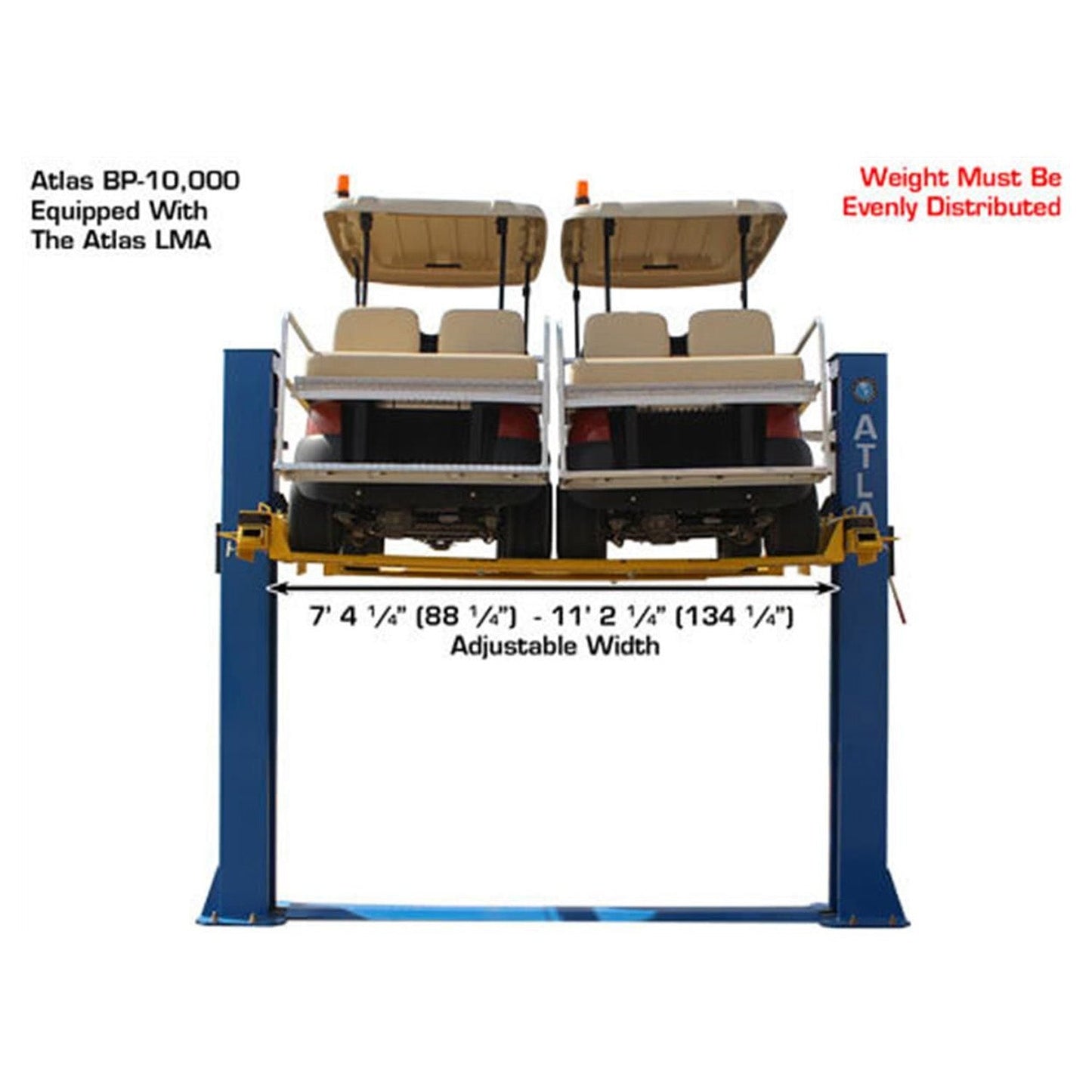 Atlas® Automotive Equipment Lawnmower Adapter #ATEATLMA-FPD