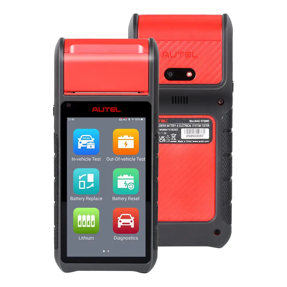Autel MaxiBAS BT608 Car Battery/Electrical Tester Kit, Touchscreen