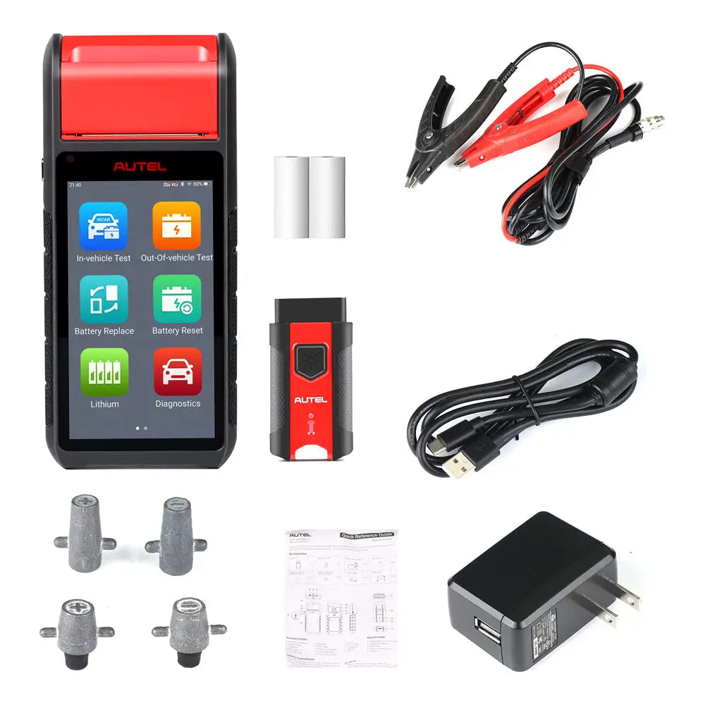Autel MaxiBAS BT608 Car Battery/Electrical Tester Kit, Touchscreen