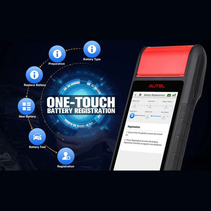 Autel MaxiBAS BT608 Car Battery/Electrical Tester Kit, Touchscreen
