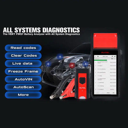Autel MaxiBAS BT608 Car Battery/Electrical Tester Kit, Touchscreen