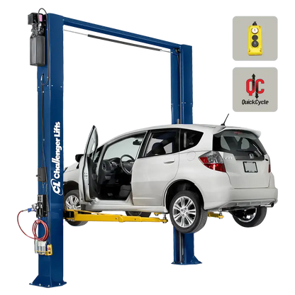 Challenger CL10AV3-DPC-QC Versymmetric 2-Post Lift w/ Dual Pendant & Quick Cycle (10,000 lbs)