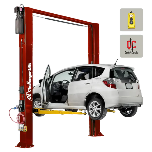 Challenger CL10AV3-DPC-QC Versymmetric 2-Post Lift w/ Dual Pendant & Quick Cycle (10,000 lbs)