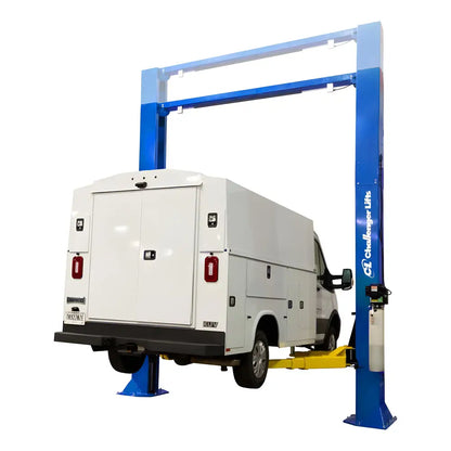 Challenger CL16-2-3S 16K Heavy Duty Symmetric Two-Post Adjustable Lift, Extended