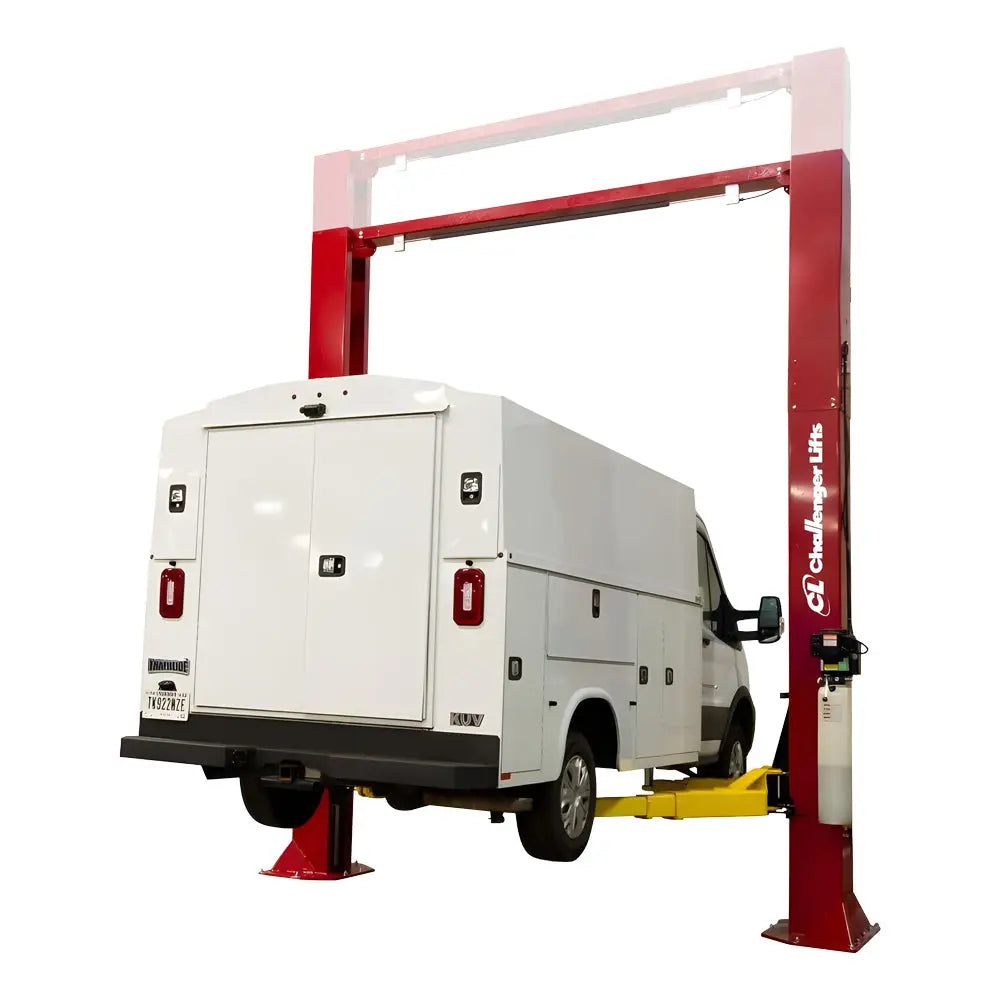 Challenger CL16-2-3S 16K Heavy Duty Symmetric Two-Post Adjustable Lift, Extended