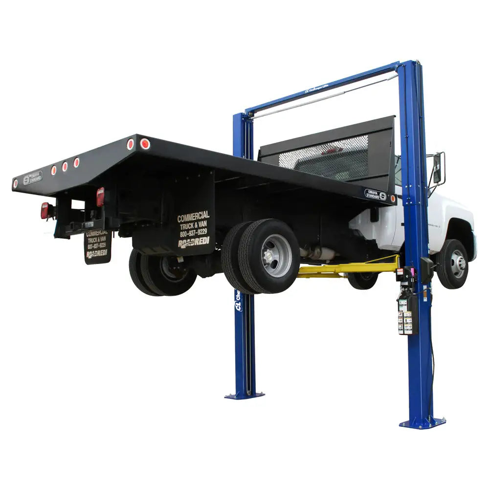 Challenger LE12-3S HD Symmetric 2-Post Lift w/ 3-Stage Arm (12,000 lbs)