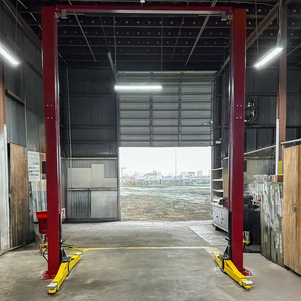 Challenger LE12-3S HD Symmetric 2-Post Lift w/ 3-Stage Arm (12,000 lbs)