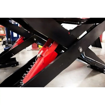 Challenger SX14 14K Surface Mount Scissor Alignment Lift w/ 2 Rolling Jack