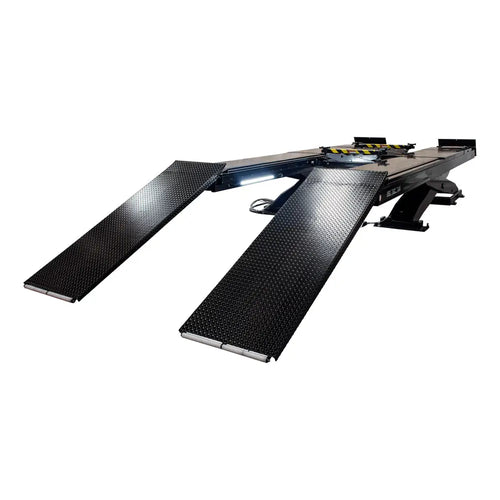 Challenger SX14 14K Surface Mount Scissor Alignment Lift w/ 2 Rolling Jack