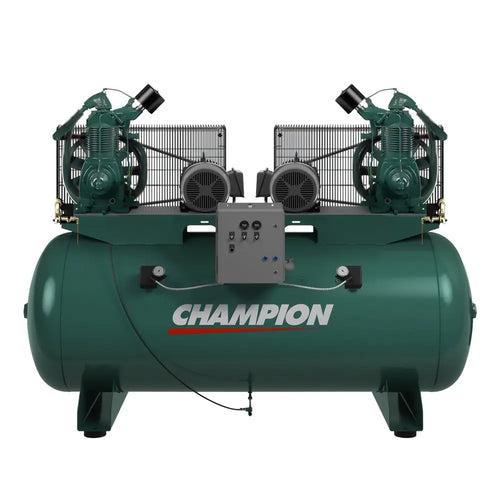 Champion HR15D-24 R-Series 15HP Duplex Air Compressor, R70 Pumps (240 Gal)