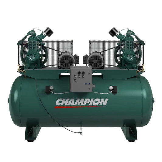 Champion HR15D-24 R-Series 15HP Duplex Air Compressor, R70 Pumps (240 Gal)