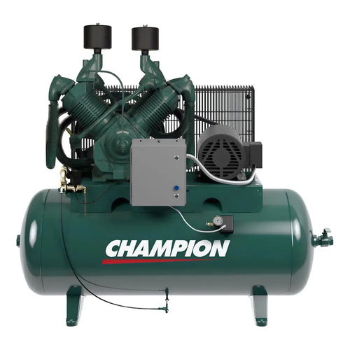 Champion HR25-12 R-Series 25HP Horz Air Compressor, R70 Pump (120 Gal)