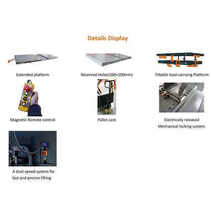 APlusLift Falcon 2600lb  Electric Vehicle Battery Lift - EL-26HM