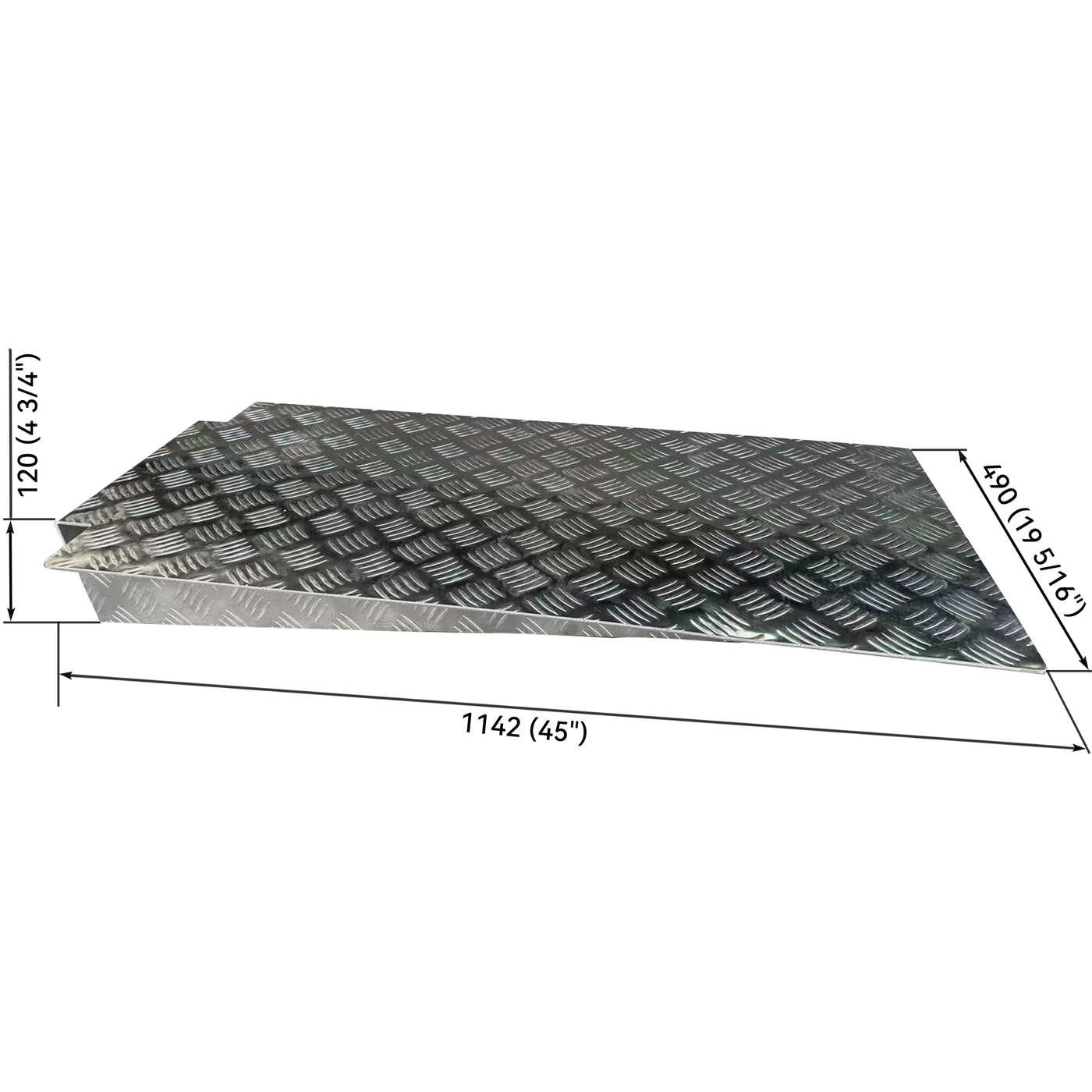 APlusLift 4-Post Lift 45" Long Aluminum Ramps