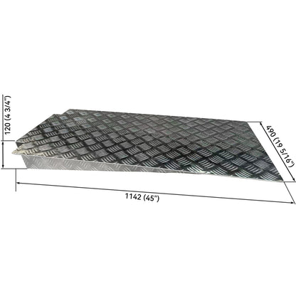 APlusLift 4-Post Lift 45" Long Aluminum Ramps