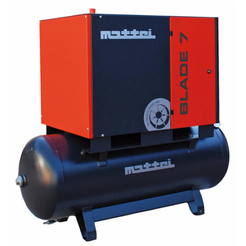 5HP Mattei Rotary Vane Air Compressor 80/120gal (BLADE 4 TM)