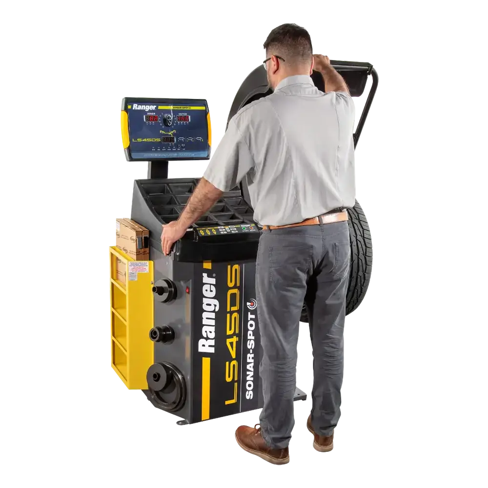 Ranger LS45DS Laser-Spot 3D Wheel Balancer w/ Free Wheel Weight