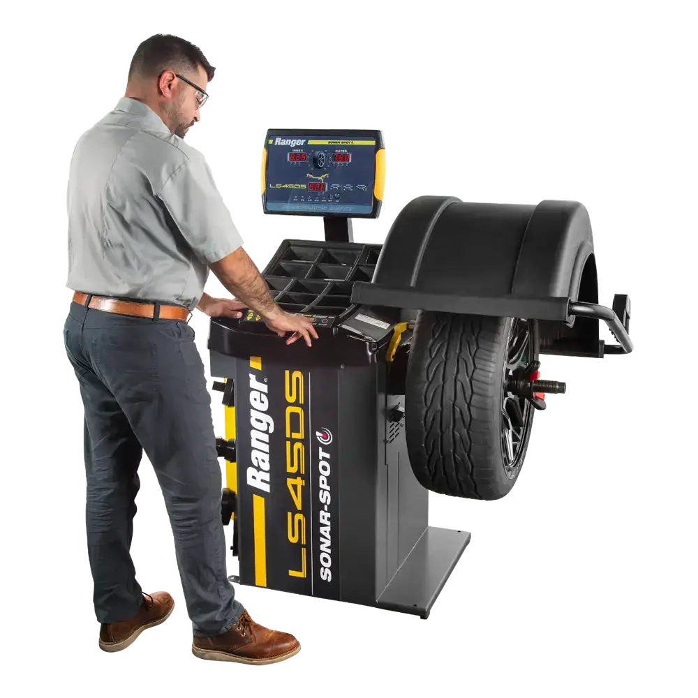 Ranger LS45DS Laser-Spot 3D Wheel Balancer w/ Free Wheel Weight