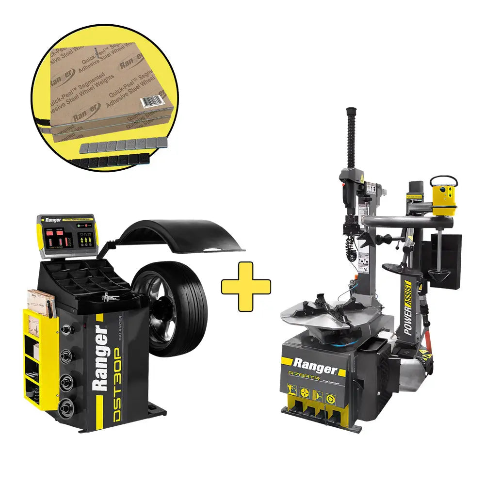Ranger R76ATR Tire Changer, DST30P Balancer w/ Free Weight - 5140124