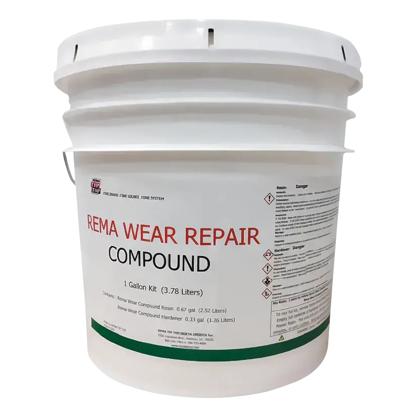 Rema 1 Gal Wear Repair Compound w/ Hardener, Grey - 229000001