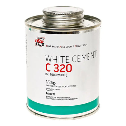 Rema C320 Cold Vulcanizing Cements, White, Non-Flammable, Food-Grade (639 lb Drum)