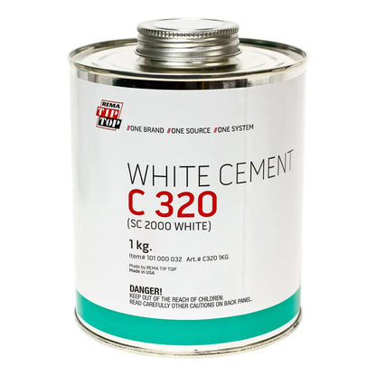 Rema C320 Cold Vulcanizing Cements, White, Non-Flammable, Food-Grade (639 lb Drum)