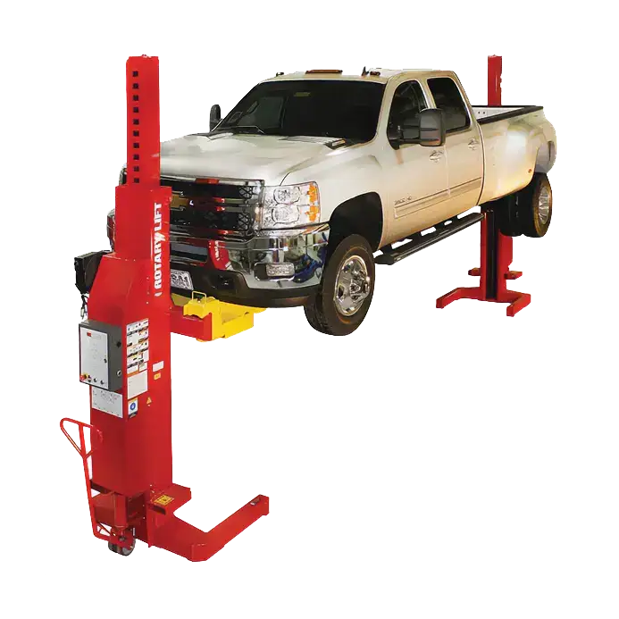Rotary M140168YL Fore-and-Aft Frame Engaging Lift Kit for Rotary Mobile Column Lifts, 18K lbs