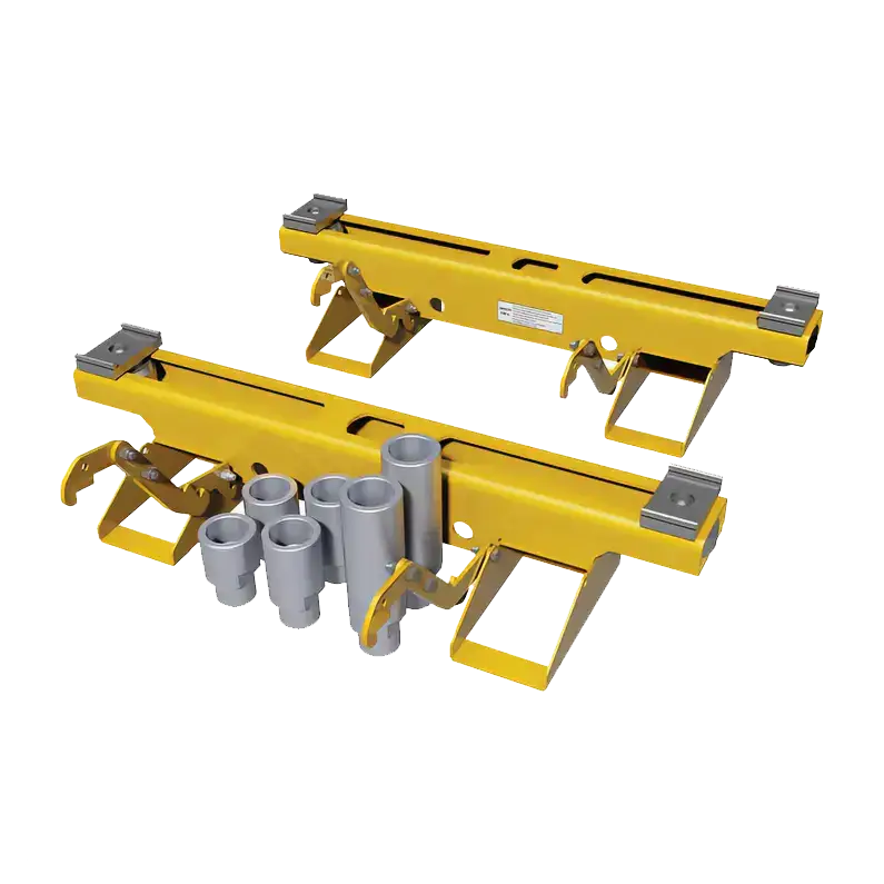 Rotary M140168YL Fore-and-Aft Frame Engaging Lift Kit for Rotary Mobile Column Lifts, 18K lbs