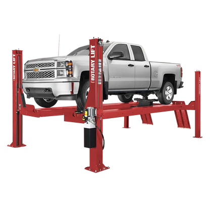 Rotary SMO14EL2 14,000 lbs. Four-Post Lift, Open Front 286” OAL / 215" Max WB