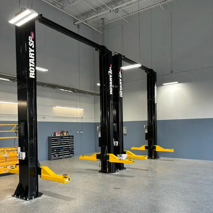 Rotary SPO20 Symmetric 20K 2-Post Lift with TRIO Arms, ALI Cert