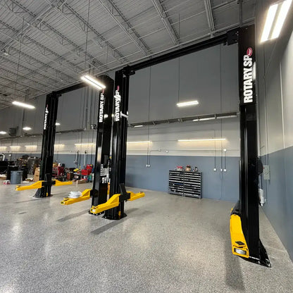 Rotary SPO20 Symmetric 20K 2-Post Lift with TRIO Arms, ALI Cert