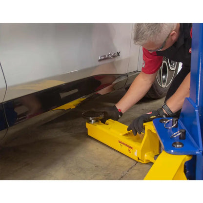 Rotary SPOA10-AV-SP 10K lb 2-Post Asymmetric Vehicle Lift w/ Seismic Plate – California Compliant