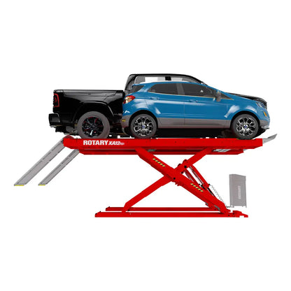 Rotary XA12 12K Alignment Scissor Lift w/ 2-Rolling Jack (6K)