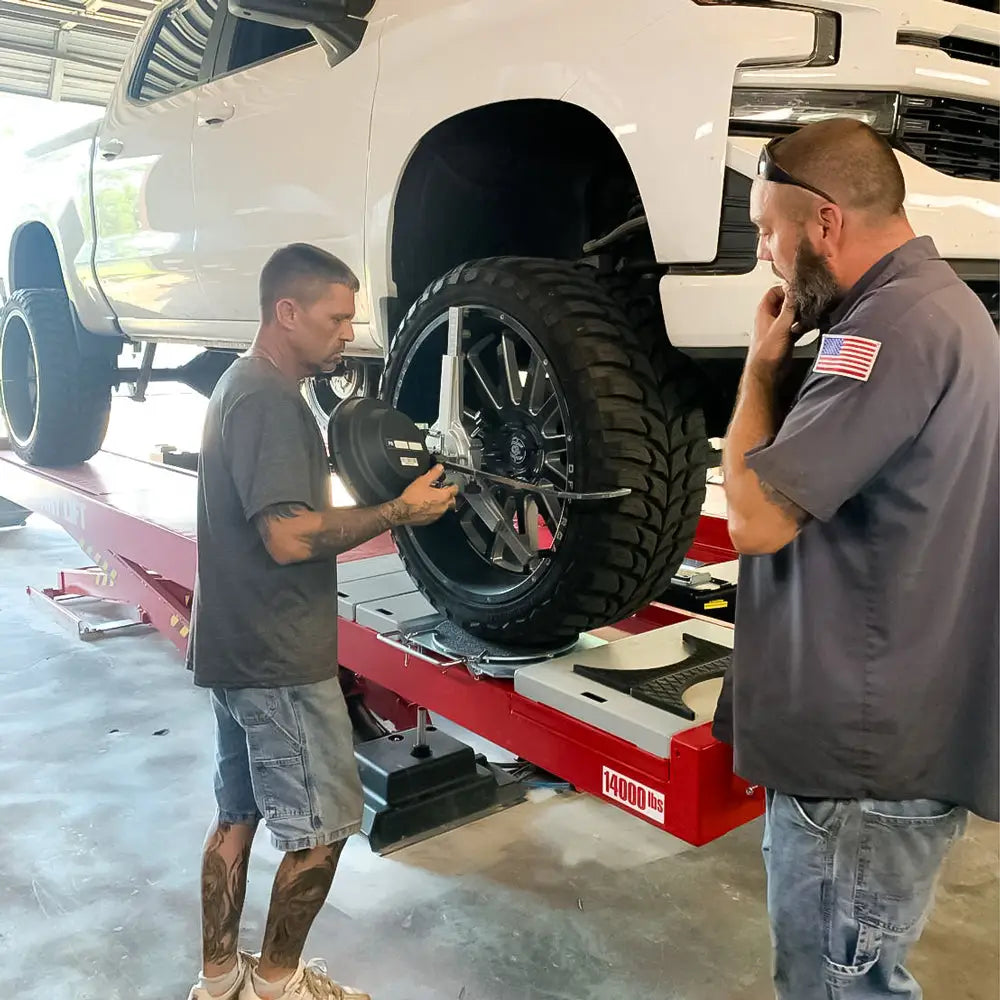 Rotary XA14 14K Alignment Scissor Lift w/ 2-Rolling Jack (7K)